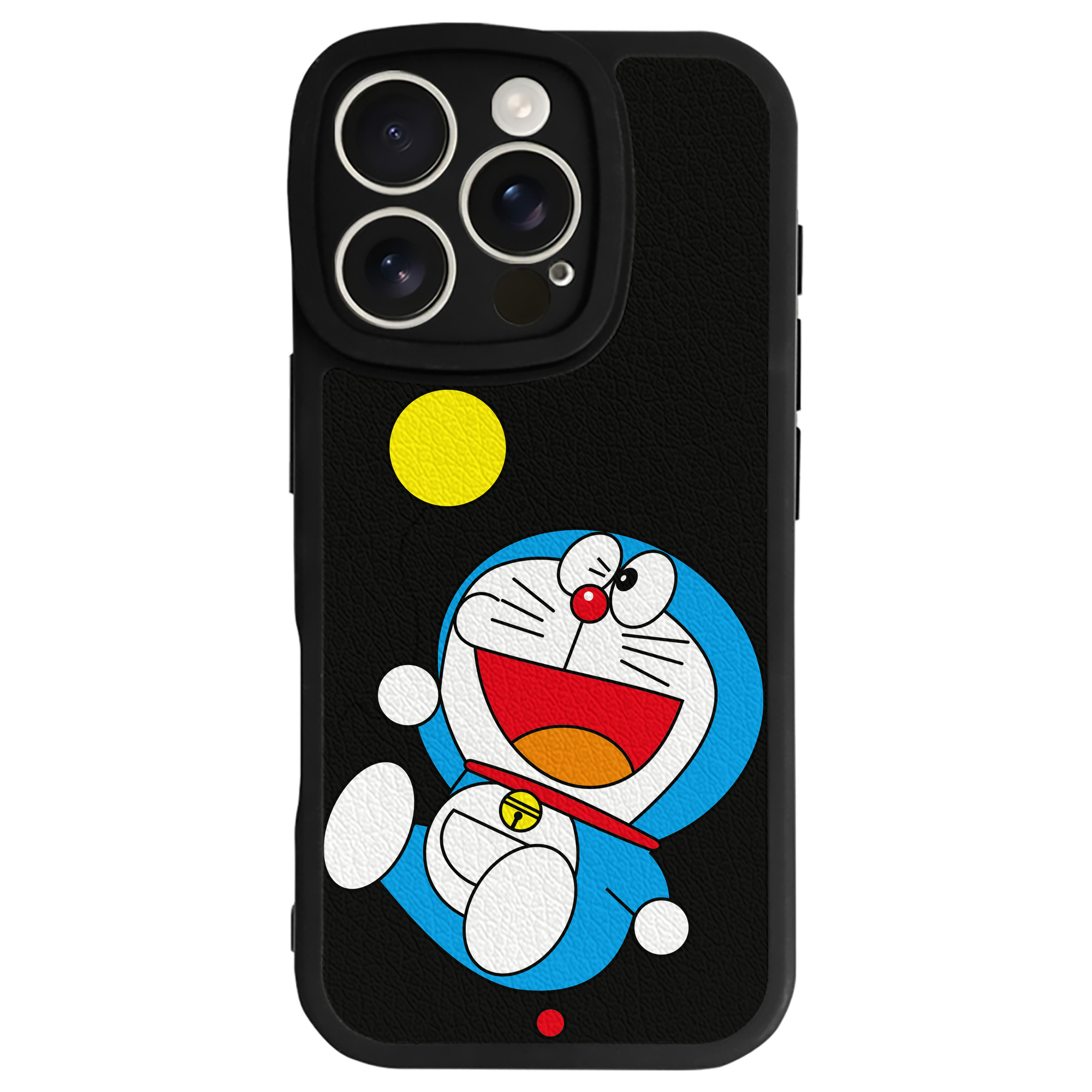 （画像用） ドラえもん Doraemon 【iPhone 16シリーズ対応】シリコンスマホケース（レザー調） 材質：シリコン